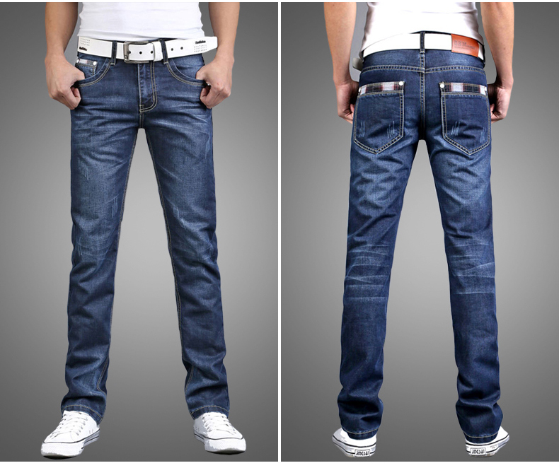 Mùa hè người đàn ông mỏng của thẳng jeans men loose casual kích thước lớn thanh niên Hàn Quốc Mùa Hè Mỏng quần