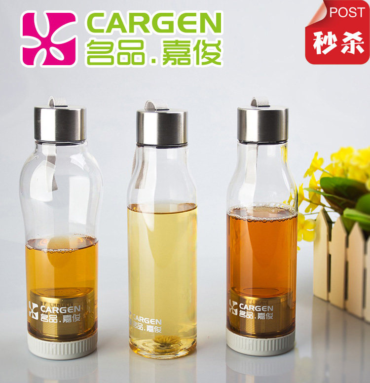 Famous Products Jiajun Sports Water Glass Students Outdoor Kettle Accompanying Cup With Tea Septea Cup Anti Leakage Portable Water Bottle