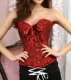 Tòa án corset eo ren bụng cơ thể định hình vest corset Tòa án corset retro tráng - Corset