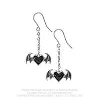 Alchemy Gothic British official authentic Gothic earrings BLACKSOUL DROPPERS (E443)