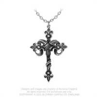 Alchemy Gothic British official authentic Gothic cross necklace CROSSOFBAPHOMET (P952
