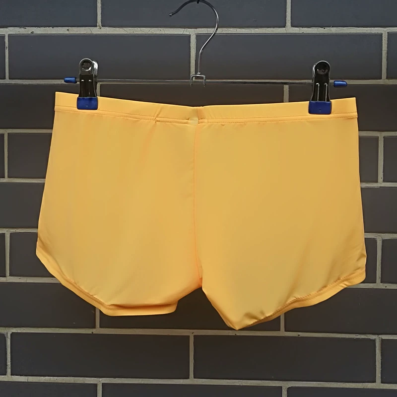 Jun cũng nam lụa băng trong suốt boyshort đồ lót liền mạch siêu mỏng siêu nhanh khô nhanh bó sát thanh niên quần short eo thấp