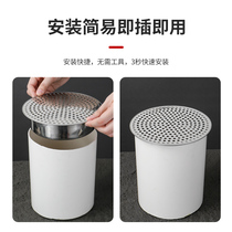 304 stainless steel rooftop floor drain cover flat outdoor filter large diameter anti-blocking rainwater bucket seal 75 tubes 110