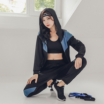 Spring and Autumn Quick Dry Large Size Fitness Clothes Womens Fat mm200 Jin Loose Harlan Pants Running Clothes Long Sleeve Sports Set Tide