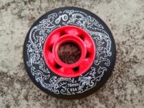 Nine Wheels Supreme Sixth Generation Roller Skates Professional Wear-Resistant Brake Wheels Black Nine Wheels