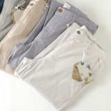 Старая красота/белая модель модель Синьцзяна хлопковая эластичная вода для мытья вода джентльменская бизнес -стройные повседневные брюки Простые дикие брюки