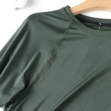 Быстросохнущая светоотражающая летняя спортивная футболка с коротким рукавом с круглым воротником, европейский стиль