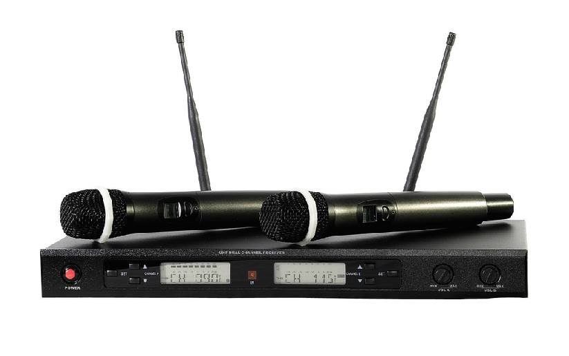 Bjsound Bojie WM-212S L collar clip one for two wireless handheld microphone performance KTV wireless microphone