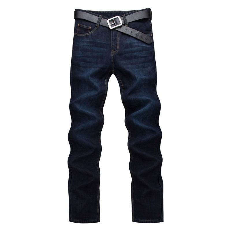 Mùa thu quần jean nam mới dài 120cm quần dài nam phiên bản dài cỡ lớn quần jeans ống suông thẳng quần áo nam hàng hiệu