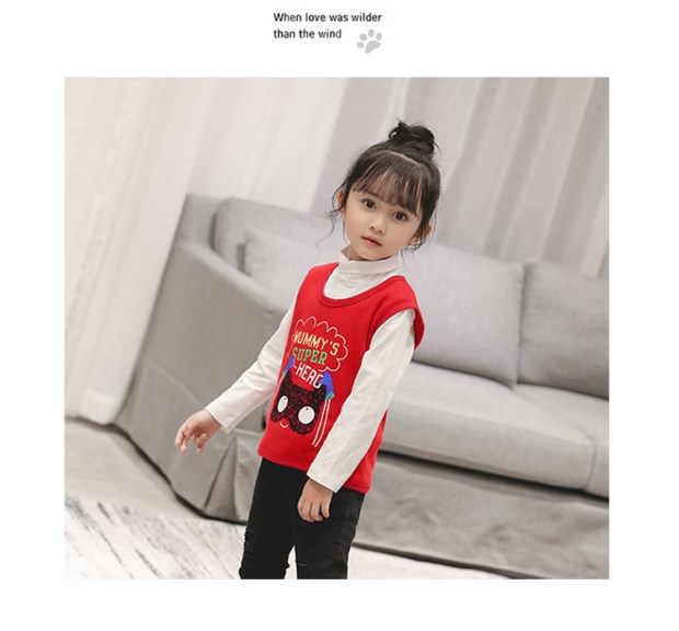 Quần áo trẻ sơ sinh áo ấm cho bé Áo lót bảo vệ bụng đồ lót bé trai và bé gái cộng với áo nhung độn vai vest mùa thu áo quần trẻ em