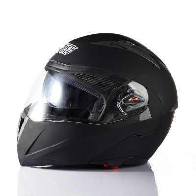 Pedal electric car helmet Male half helmet Female helmet Double lens full helmet Winter four seasons helmet exposed helmet