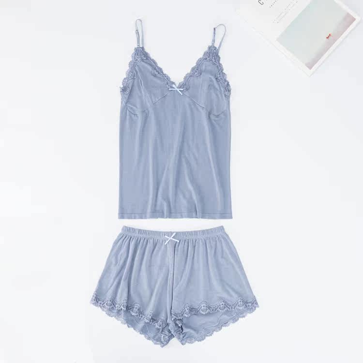 Pyjama pour femme en Viscose à sling - Ref 2991489 Image 12