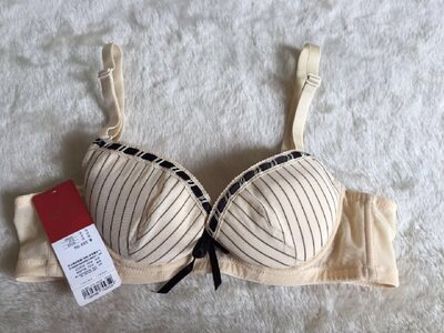 ຂໍ້ສະເໜີພິເສດ Diana 2520C# sexy push-up thin mold cup adjustable bra 75A two pieces ສົ່ງຟຣີ