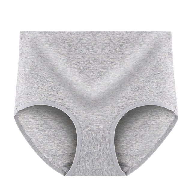 Underwear for girls, pure cotton antibacterial underwear for winter, autumn and winter, does not stick in the crotch, cute fat girl does not pinch buttocks, sexy high waist