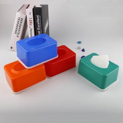Customized plastic towel box fine medium napkin carton paper towel tube advertised plastic towel box customized