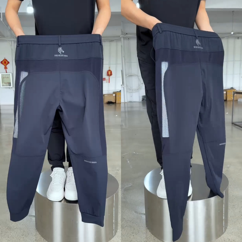 Trendy Fashion Sports Versatile Breathable Mesh Patchwork Casual Pants Summer Thin Comfortable Breathable Jogger Pants Trendy Fashion Sports Versatile Breathable Mesh Patchwork Casual Pants Summer Thin Comfortable Breathable Jogger Pants