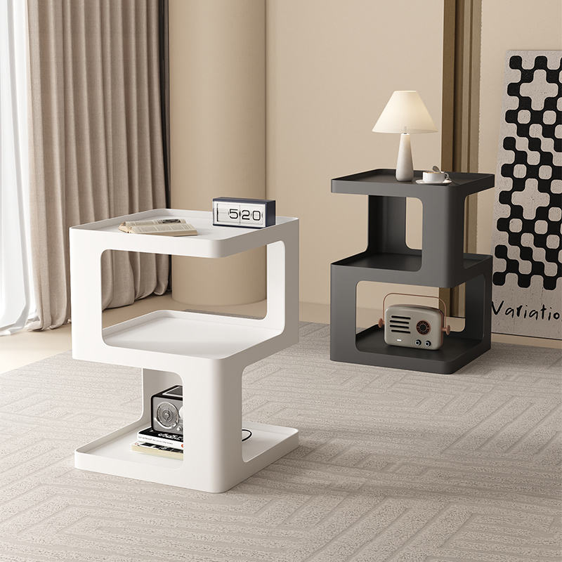 Sofa edge Several living room Home Side Cabinet Tea Table Small Table Shelf Iron Art Corner A Few Balcony Small Square Table Bedside Table-Taobao