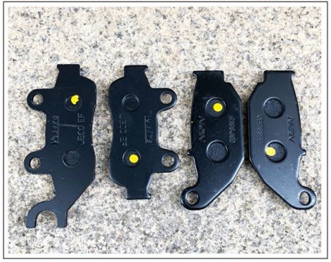 Sundiro Honda Warhawk CBF190R xe máy CBF190X trước và sau phanh đĩa phanh SDH175-6-7 - Pad phanh giá bố thắng trước xe airblade