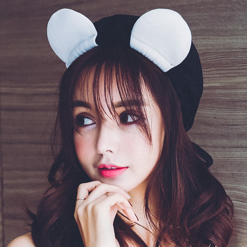 Korean swimming cap female Japanese cute girl cartoon long hair adult students can adjust the swimming cap