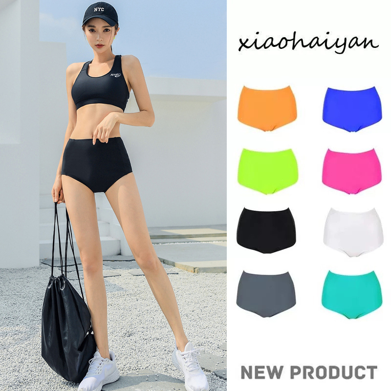 Women's Summer Triangle Swim Briefs, Anti-Exposure Underwear, Black and White Bikini Bottom, Swimwear Professional Underwear, Single Piece
