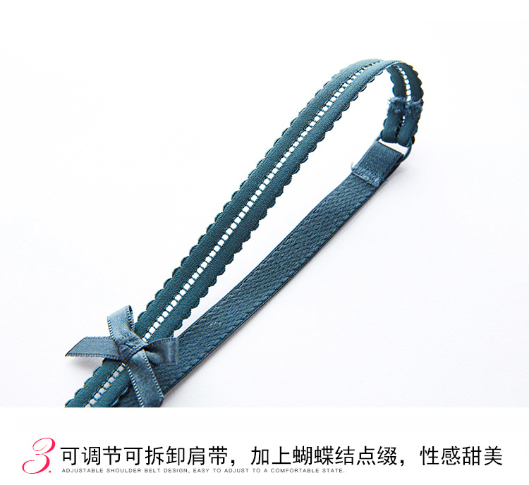 Cô gái xinh đẹp Nhà mùa đông Sexy Ren mỏng Đồ lót thu thập thoải mái Half Cup Bra Có thể tháo rời dây đeo vai Bra áo lót ko gọng