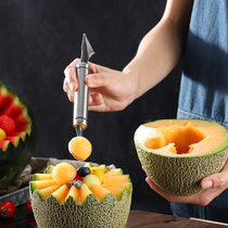 304 stainless steel fruit divider fruit ball spoon digging watermelon ball spoon round spoon digging ball carving knife