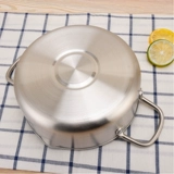 Фритюрница для темпуры из нержавеющей стали, бытовая маленькая фритюрница, мини-газовая индукционная плита, экономящая топливо, толстое антипригарное плоское дно, круглая