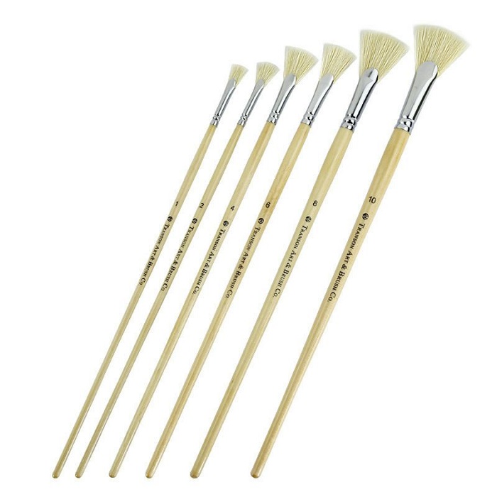 Furniture repair material wood ware repaired with painted wood grain fan Fan Tail Pen Fine Arts Pen Toner Wood Grain Pen