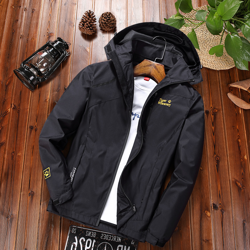 New nam áo gió ngoài trời windproof gió và mưa mùa xuân và mùa thu cặp vợ chồng áo khoác Outing cá leo núi một mảnh áo khoác