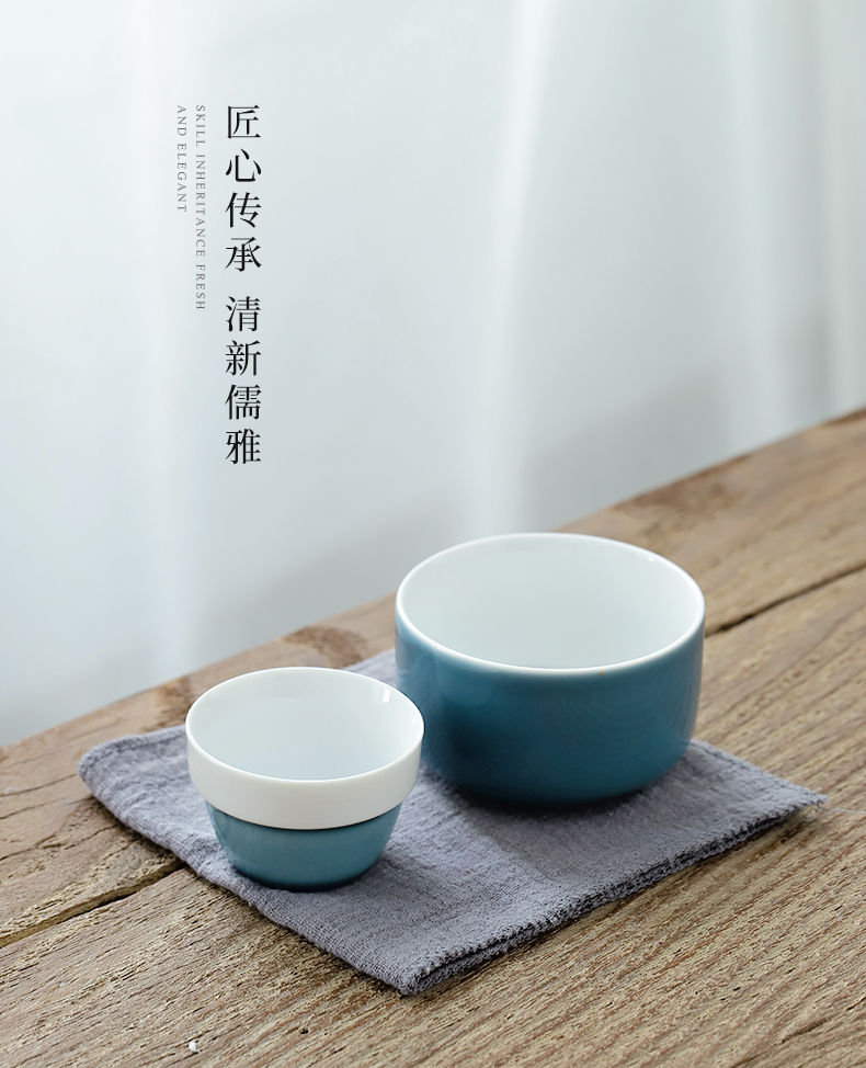 Mud seal crack cup portable travel kung fu tea set with a pot of 2 cup teapot ceramic tea pot