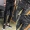 Quần jeans lỗ mùa thu nam Slim phiên bản Hàn Quốc của xu hướng quần dài nam màu đen quần dài - Quần jean quần áo nam đẹp