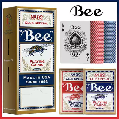 bee Bees Texas playing card cards portable American original imported plastic Baccarat