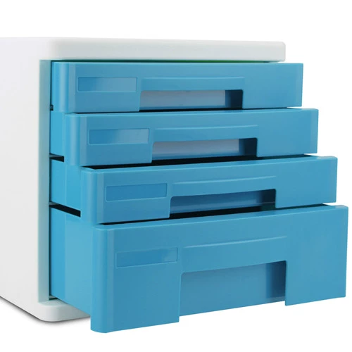 Deli 9761 Файловый шкаф 4 -й этаж пластиковый A4 настольный настольный столик для натяжения