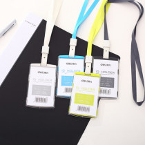 Dell 8306 Color ID Card Work Card Vertical Card Sleeve IC Card Hanging Badge Work Bus Lanyard ID Set