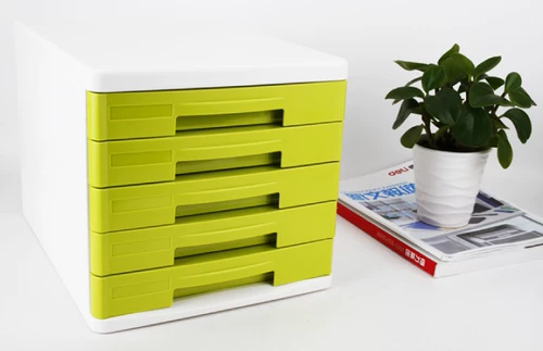 Deli Файл Файл Шкаф Цвет 9762 Пластиковый файл коробка Deli Deli Deli Пять