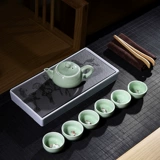 Комплект, керамический чайный сервиз, чайная чашка, заварочный чайник, чай для домашнего использования