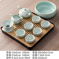 Заварочный чайник, чайный сервиз, красный (черный) чай, карп, 28см