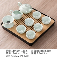 Заварочный чайник, чайный сервиз, красный (черный) чай, карп, 28см