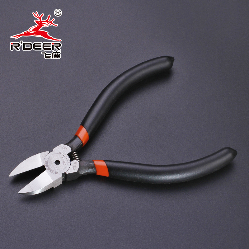 Flying Deer Tool Industrial Grade Chrome Vanadium Molten Steel Mouth Pliers diagonal Mouth pliers Electronic cut pliers Pliers Model Cut Corners Plastic