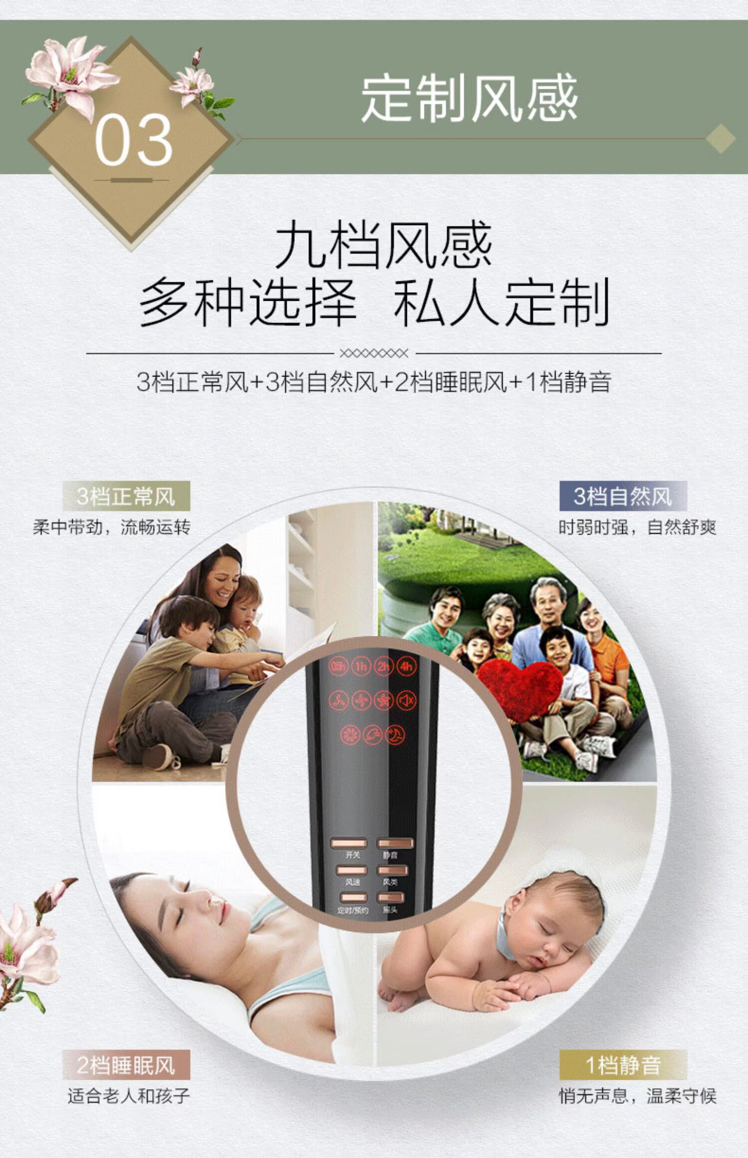 Quạt điện đẹp quạt sàn nhà điều khiển từ xa quạt dọc ký túc xá máy tính để bàn im lặng thời gian di chuyển đầu quay quạt - Quạt điện quạt đứng senko điện máy xanh