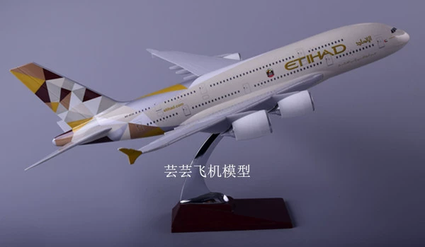 Mô hình máy bay 47cm FedEx 777 mô phỏng máy bay chở khách rắn mô hình tĩnh Máy bay mini đồ trang trí