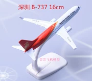 Hãng hàng không Thâm Quyến b737 mô hình máy bay 16cm mô phỏng hợp kim rắn Trung Quốc máy bay chở khách mô hình tĩnh đồ trang trí mini