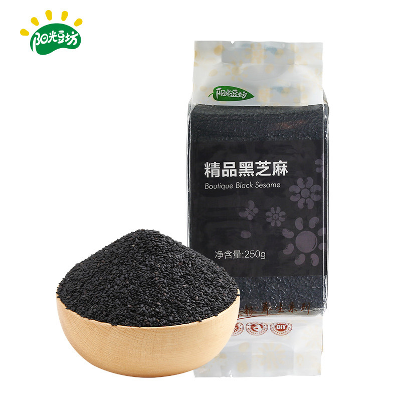 Sunshine Bean Square Black sesame five grains Whole grains 250g fine raw black sesame