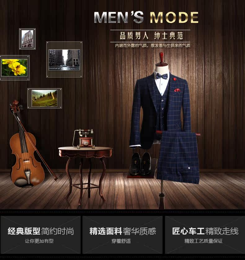 Costume homme en polyester pour automne - Ref 1558027 Image 7