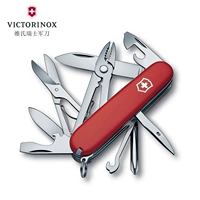 Victorinox Swiss Army Knife Deluxe Tinker 91mm Trung sĩ Dao ngoài trời cầm tay đa năng Công cụ cầm tay gấp dao dao quân đội loại xịn