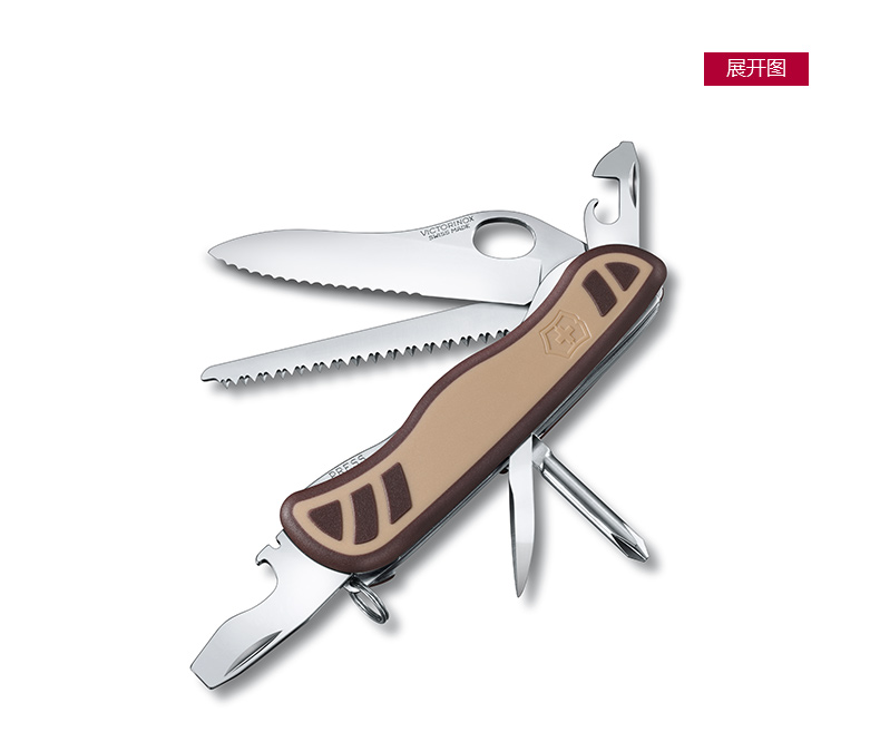 Victorinox Swiss Army dao chính thức dao 111mm Trung sĩ dao ngoài trời cầm tay cầm dao trái cây đa chức năng gấp dao dao làm bếp của Mỹ