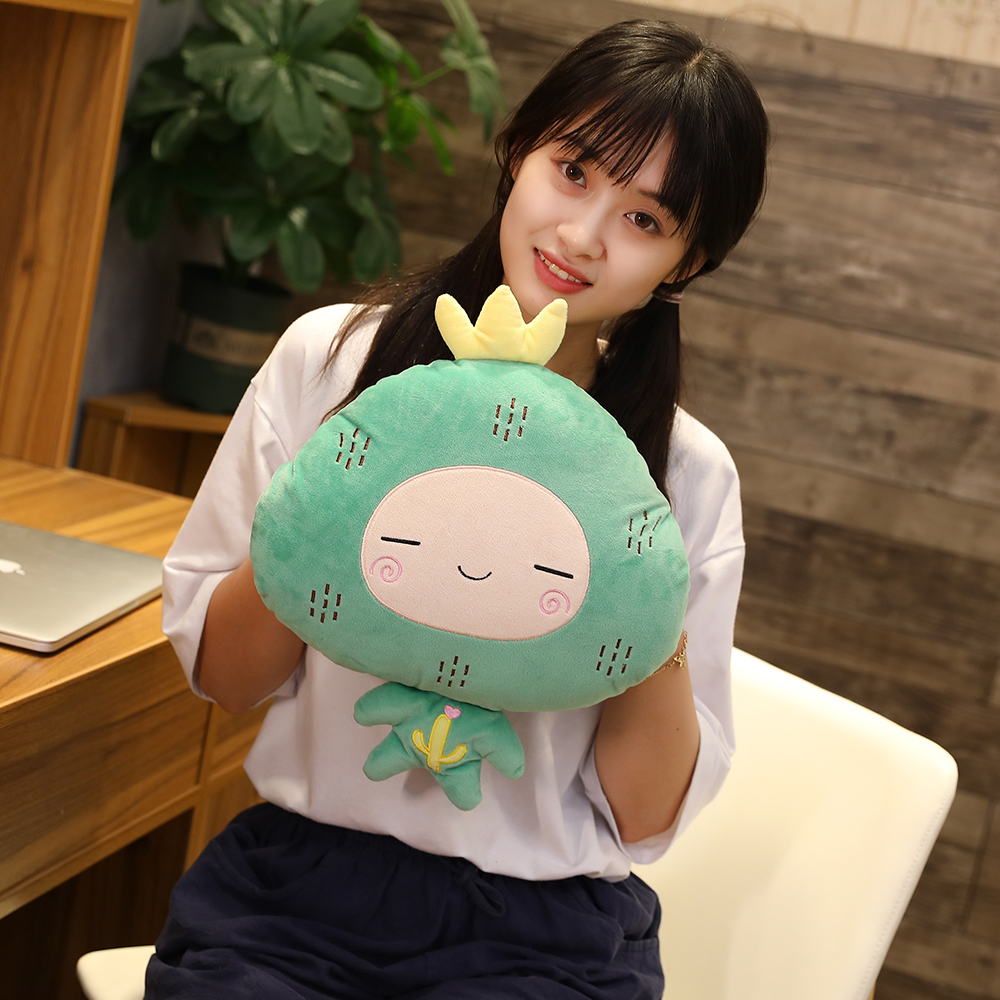 Hot water bag Rechargeable cute plush electric hand warmer Detachable and washable zipper warm water bag has been filled with water double hand warm baby