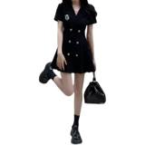 Летнее платье, ремень с бантиком, юбка в складку, в корейском стиле