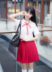 Gió Trường Cao đẳng Nhật Bản Service Class Thủy thủ Uniform cao Short Sleeve mềm Chị jk Uniform Suit Performance Student Ples váy 