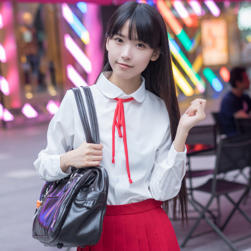 Gió Trường Cao đẳng Nhật Bản Service Class Thủy thủ Uniform cao Short Sleeve mềm Chị jk Uniform Suit Performance Student Ples váy